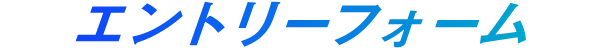 エントリーフォーム